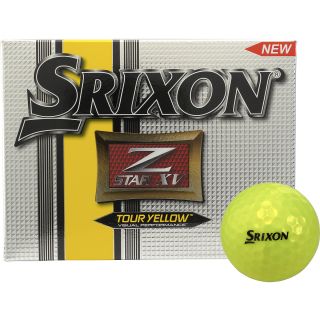 SRIXON Z Star XV Golf Balls   Yellow   12 Pack, White/magenta/blue