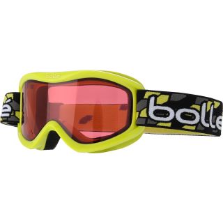 BOLLE Kids Volt Snow Goggles, Neon Yellow