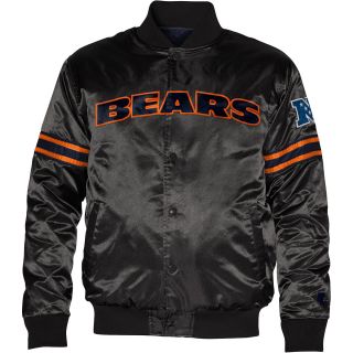Chicago Bears Logo Black Jacket (STARTER)   Size Large