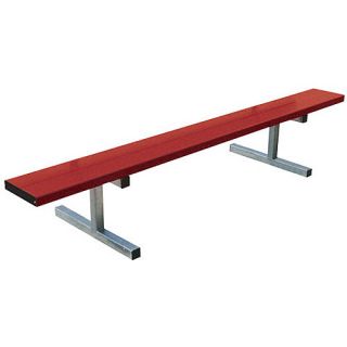 Sport Supply Group Portable Bench without Back  7.5 foot   Size 7.5 Foot, Red