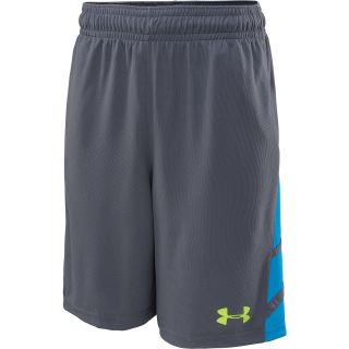 UNDER ARMOUR Mens Big Timin Basketball Shorts   Size Large, Graphite/blue