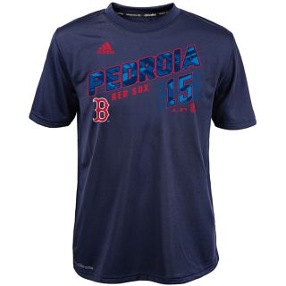 adidas Youth Boston Red Sox Dustin Pedroia ClimaLite Walk Off Name And Number T 