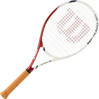 WILSON US Open Tennis Racquet   Size 4 3/8 Inch (3)103, White/red/blue
