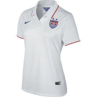 NIKE Womens 2014 USA Stadium Replica Short Sleeve Soccer Jersey   Size Large,