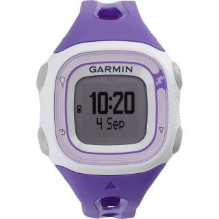 GARMIN Womens Forerunner 10 GPS Watch, Violet/white