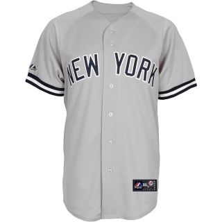 Majestic Athletic New York Yankees Replica Blank Road Jersey   Size Medium,