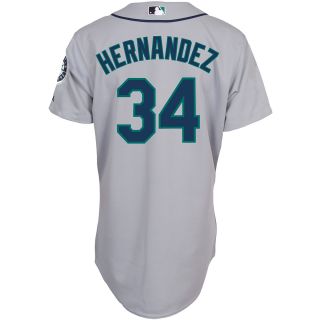 Majestic Athletic Seattle Mariners Felix Hernandez Authentic Big & Tall Road