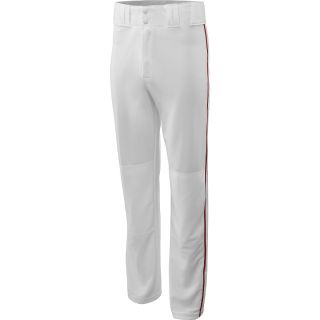 EASTON Mens Rival Piped Baseball Pants   Size Medium, White/red