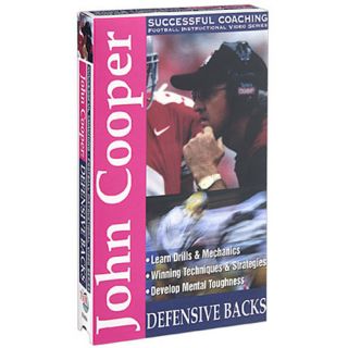 Coaches Direct John Cooper Defensive Backs Football DVD (K4456 DVD)