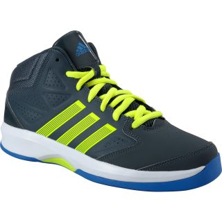 adidas Mens Isolation Mid Basketball Shoes   Size 7.5, Dk.onyx