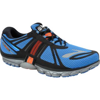 BROOKS Mens PureCadence 2 Running Shoes   Size 8d, Black/blue/orange