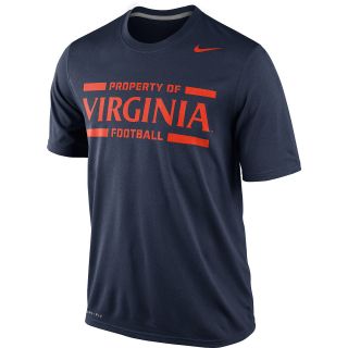 NIKE Mens Virginia Cavaliers Practice Legend Short Sleeve T Shirt   Size