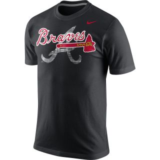 NIKE Mens Houston Astros Team Issue Woodmark Short Sleeve T Shirt   Size