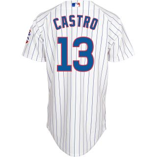 Majestic Athletic Chicago Cubs Starlin Castro Big & Tall Authentic Home Jersey  