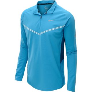 NIKE Mens Technical Long Sleeve 1/2 Zip Running Pullover   Size Small, Vivid