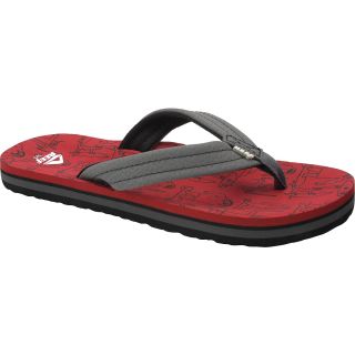REEF Boys Ahi Sandals   Size 4/5, Grey/red
