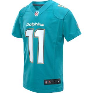 NIKE Youth Miami Dolphins Mike Wallace Game Team Color Jersey   Size Xl