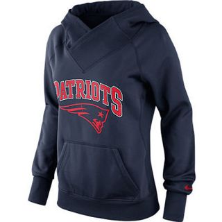 NIKE Womens New England Patriots All Time Therma FIT Hoody   Size Small,