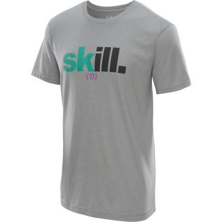 WARRIOR Mens Skill Short Sleeve T Shirt   Size Xl, Athletic Grey
