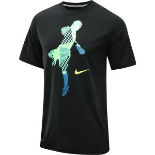 NIKE Mens Dri FIT Legend Short Sleeve Lacrosse T Shirt   Size Large,