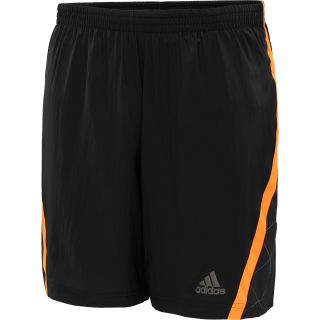 adidas Mens Supernova 7 Running Shorts   Size 2xl, Black/zest