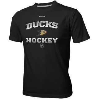 REEBOK Youth Anaheim Ducks Authentic Elite Short Sleeve T Shirt   Size Xl