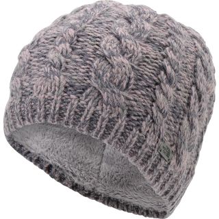 THE NORTH FACE Womens Fuzzy Cable Beanie, Greystone Blue