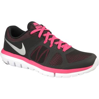 NIKE Womens Flex Run 2014 Running Shoes   Size 7, Black/vivid Pink