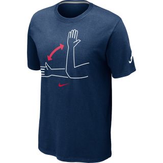 NIKE Mens Atlanta Braves 2014 Local Short Sleeve T Shirt 12   Size Xl, Navy