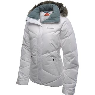 COLUMBIA Womens Lay D Down Jacket   Size Xl, White