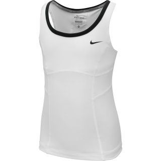 NIKE Girls New Boarder Tennis Tank   Size Xl, White/white/black