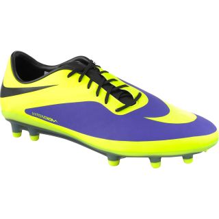 NIKE Mens Hypervenom Phatal FG Low Soccer Cleats   Size 11, Purple/volt