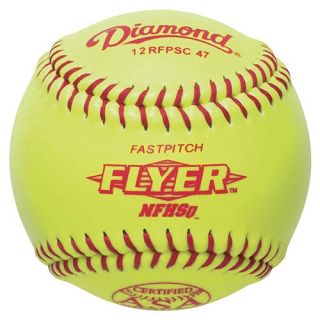 Diamond Sports .47 COR ASA 12 Inch Synthetic Fast Pitch Softball by the Dozen