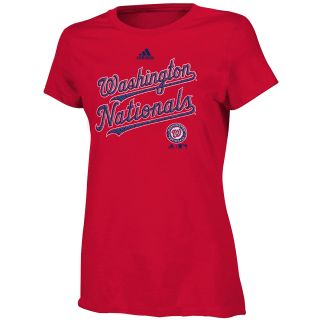 adidas Girls Washington Nationals Like Amazing Short Sleeve T Shirt   Size