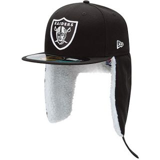 NEW ERA Mens Oakland Raiders On Field Dog Ear 59FIFTY Fitted Cap   Size 7.25,