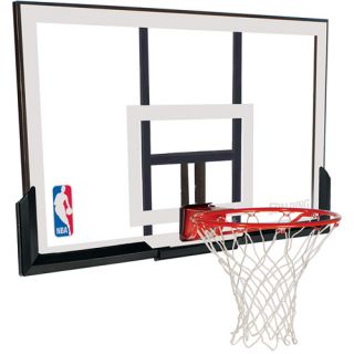 Spalding 79307 NBA Acrylic 52 Inch Basketball Backboard & Rim Combo (79307)