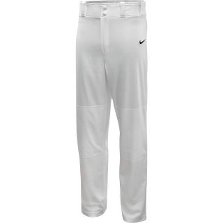 NIKE Mens Core Dri FIT Open Hem Baseball/Softball Pants   Size Medium, White