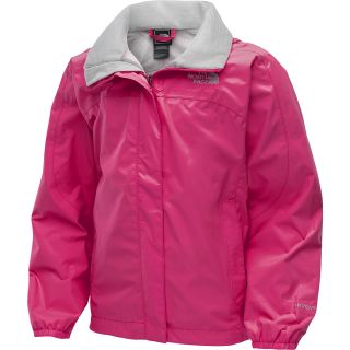 THE NORTH FACE Girls Resolve Rain Jacket   Size Large, Razzle Pink