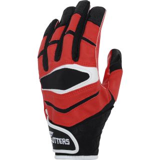 CUTTERS Adult X40 C TACK Revolution Football Gloves   Size Xl, Red