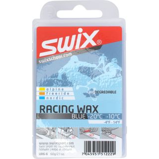 SWIX Blue Racing Wax   60 grams, Blue