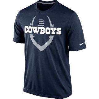NIKE Mens Dallas Cowboys Dri FIT Legend Icon Short Sleeve T Shirt   Size 2xl,