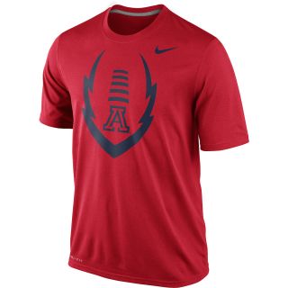 NIKE Mens Arizona Wildcats Dri FIT Legend Football Icon Short Sleeve T Shirt  