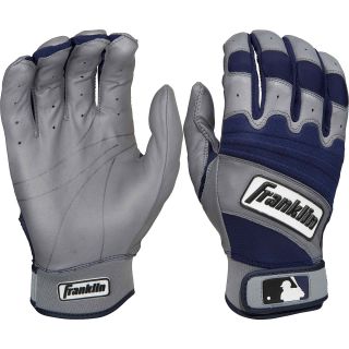 Franklin MLB Youth Natural 2 Batting Glove   Size Large, Gray/navy (10385F4)