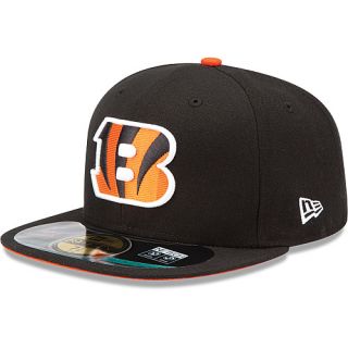 NEW ERA Mens Cincinnati Bengals Official On Field 59FIFTY Fitted Hat   Size 7.