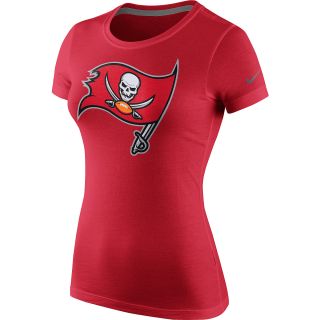 NIKE Womens Tampa Bay Buccaneers Logo Short Sleeve T Shirt   Size Medium,