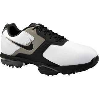 NIKE Mens Air Academy II Golf Shoes   Size 8 Wide, White/black