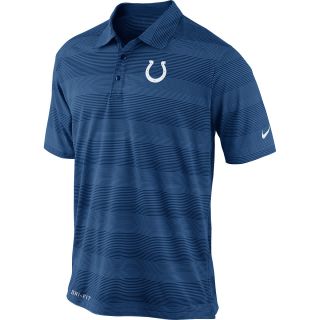 NIKE Mens Indianapolis Colts Dri Fit Pre Season Polo Shirt   Size Small, Gym