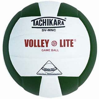 Tachikara Indoor Volleyball Lite, Dark Green/white (SVMNC.DGW)