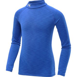 UNDER ARMOUR Girls Evo ColdGear Fitted Long Sleeve Mock Top   Size Medium,