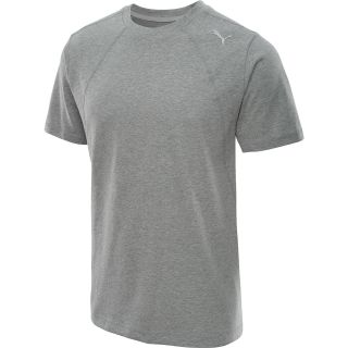 PUMA Mens PE Training Multi Short Sleeve T Shirt   Size Xl, Grey